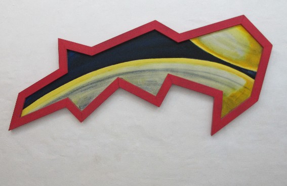 franck gribling. THE LEAP, 1985-86, 225 x 100 cm